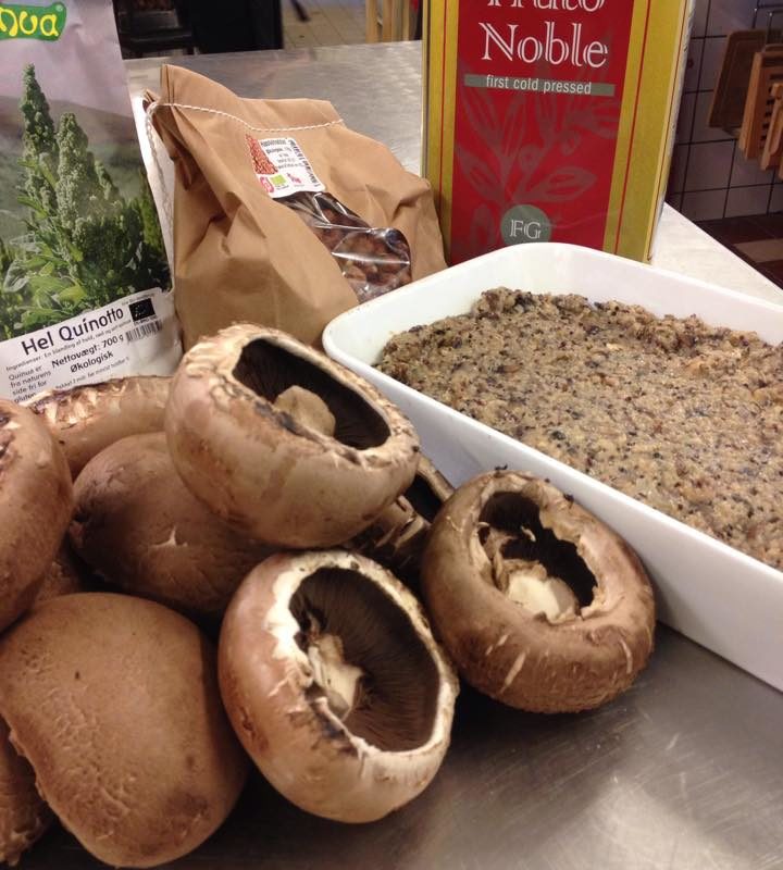 Svampe nødde postej glutenfri